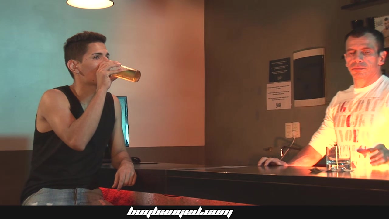 Boy Banged - Big Dick Step daddy Fucks Cute Twink Bareback