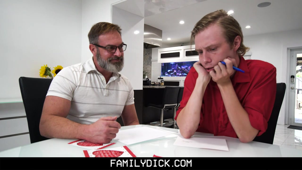 FamilyDick - Skinny Twink Rides His Stepdad Raw