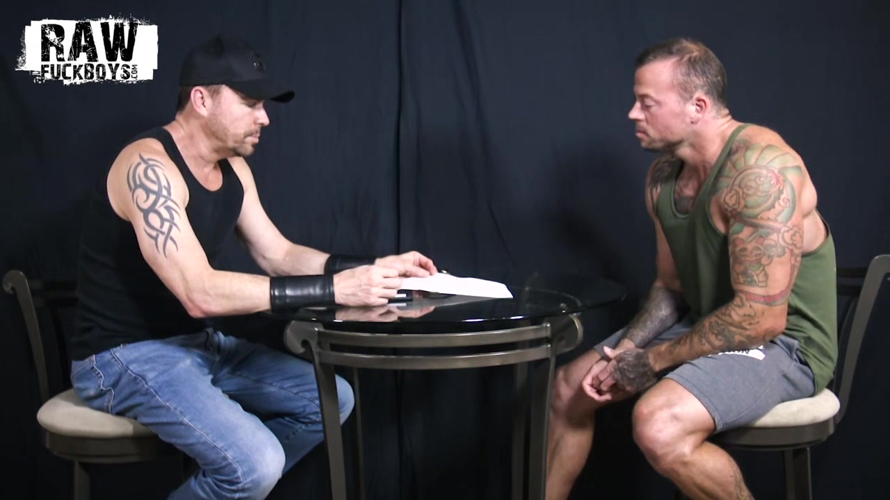 RawFuckBoys - Tatted muscle Step daddy blows young hot jock blindfolded
