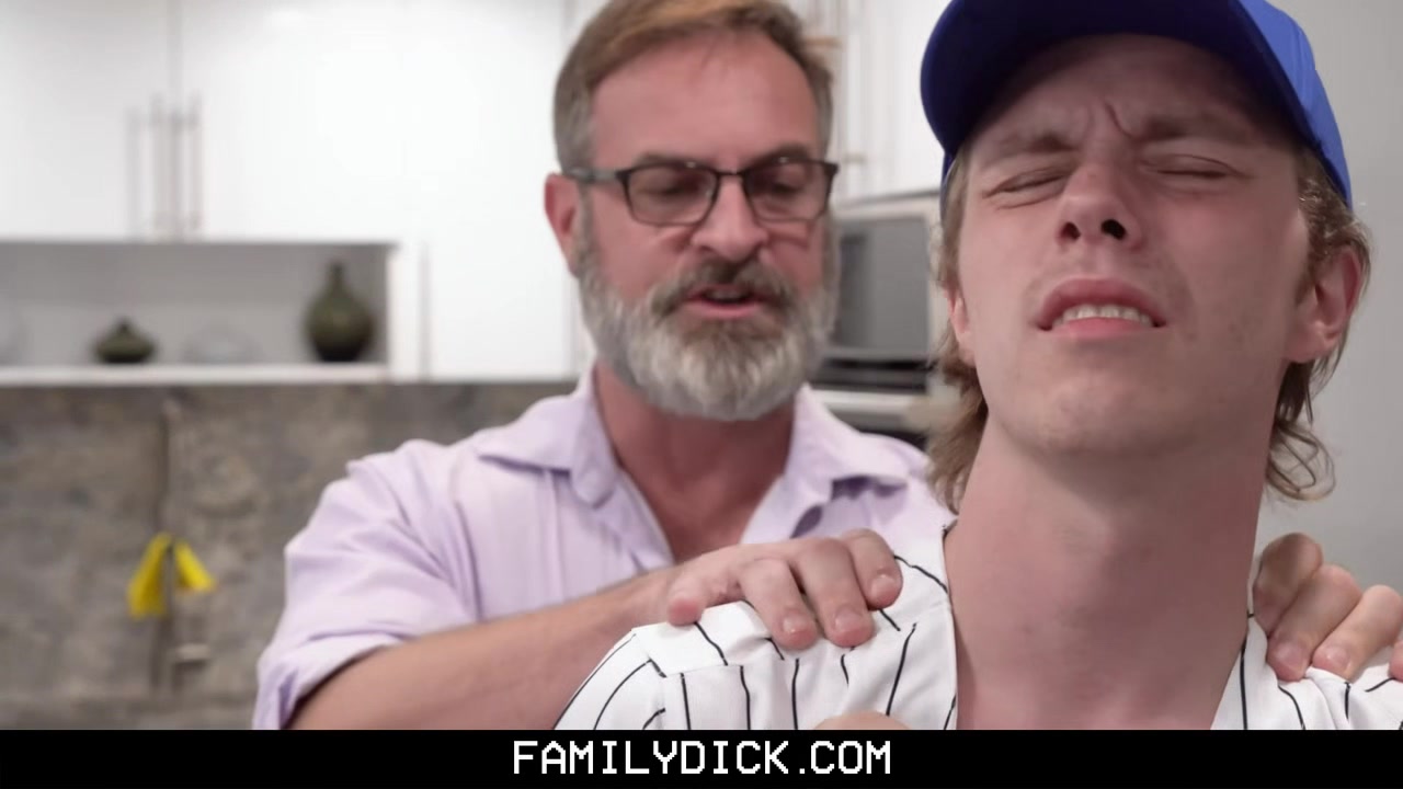 FamilyDick - Athletic Boy Massaged And Fucked By Stepdad Disciplines His Twinky Stepson