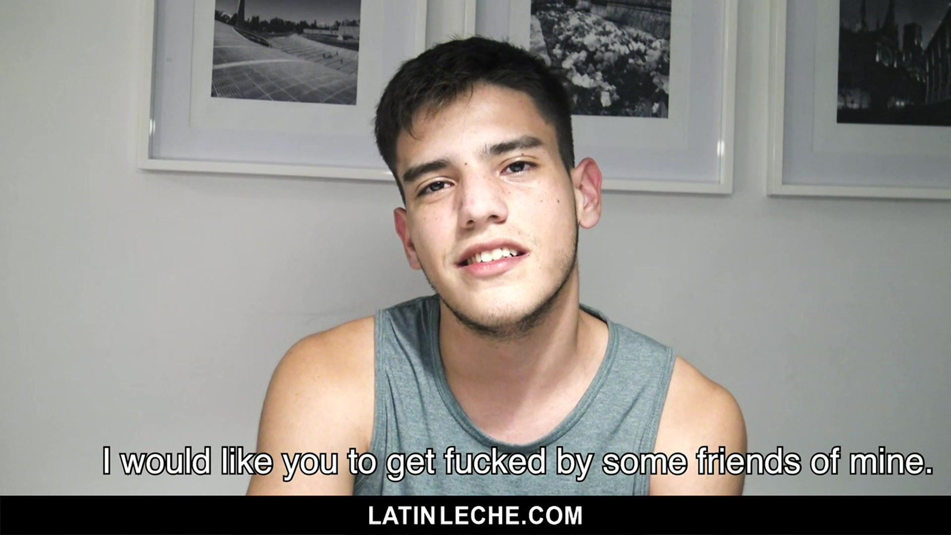 LatinLeche - Raw Anal Gang Bang For Cute Latino Boy