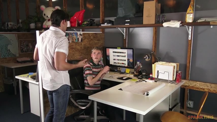 Josh Brady & Bryce Foster in Employee Training - SpankThis