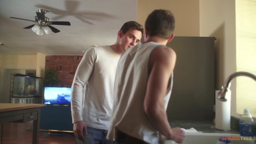 Logan Cross & Josh Brady in The Crime of Clumsiness - SpankThis
