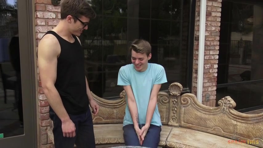 Blake Mitchell & Ethan Helms in Litterbug Lies - SpankThis