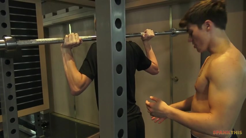 Blake Mitchell & Jamie Ray in Training Session - SpankThis