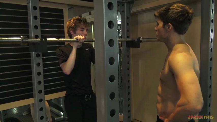 Blake Mitchell & Jamie Ray in Training Session - SpankThis