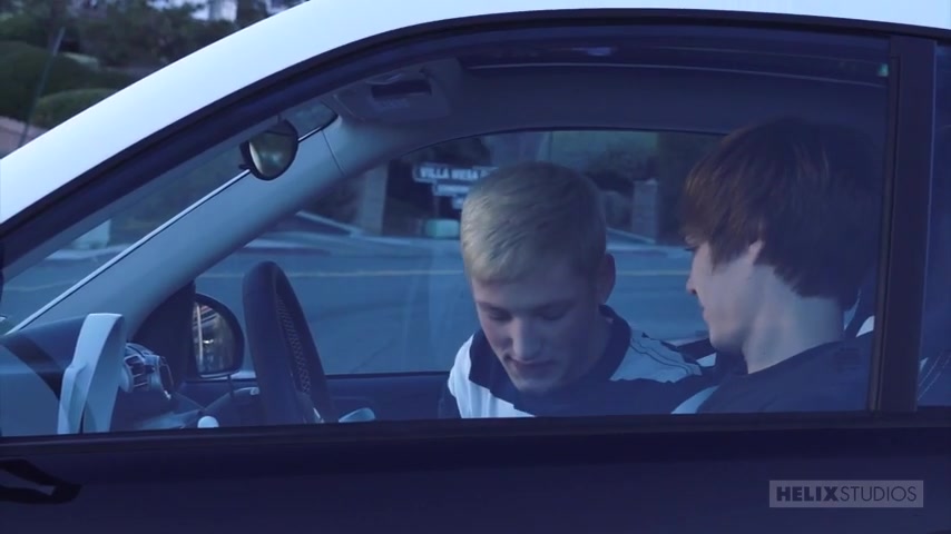 Kyle Ross & Casey Tanner in Crammin' in the Car - HelixStudios