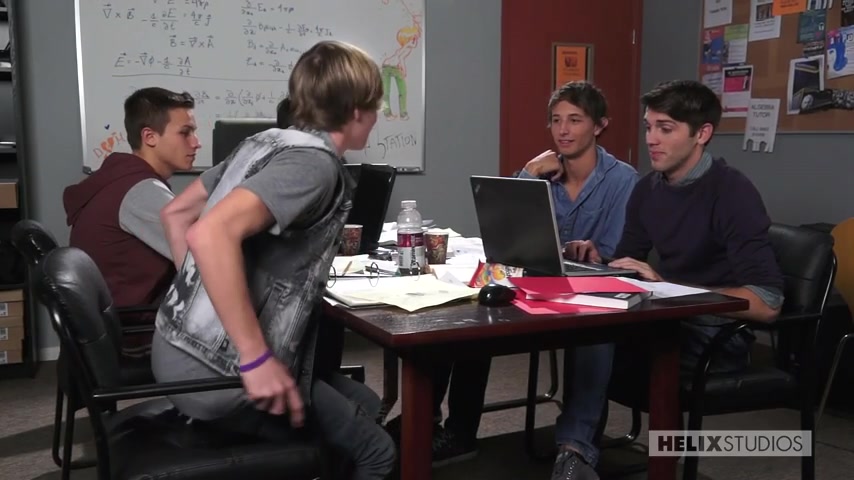 Jessie Montgomery & Aiden Summers & Matthew in Study Group - HelixStudios