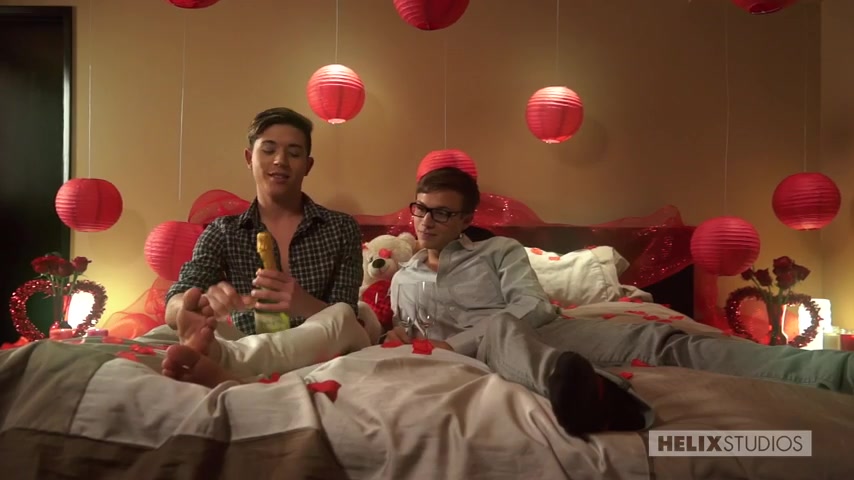 Jamie Sanders & Jacob Dixon in First Time Valentines - HelixStudios