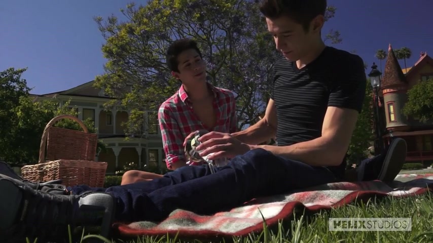 Evan Parker & Liam Riley in Picnic With the Crush - HelixStudios