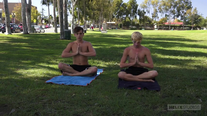 Jessie Montgomery & Zac Stevens in Yoga Thunder - HelixStudios