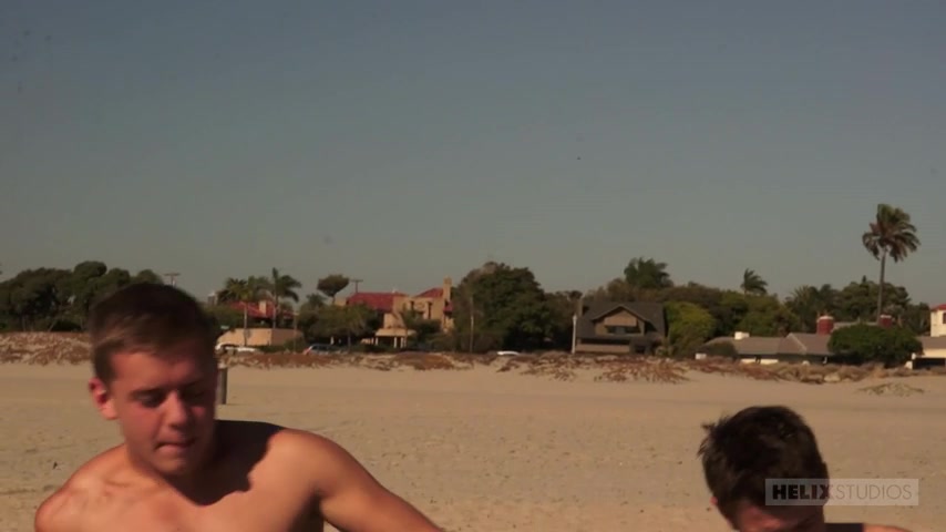 Ian Levine & Evan Parker & Corbin Webber in Beach Threesome - HelixStudios