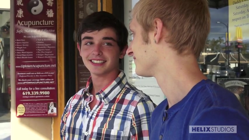 Max Carter & Grayson Lange in Grayson's Lunchtime Fantasy - HelixStudios