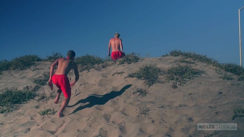 Max Carter & Kyle Ross & Evan Parker & Tyler Hill in Lifeguards - Behind the Scenes - HelixStudios