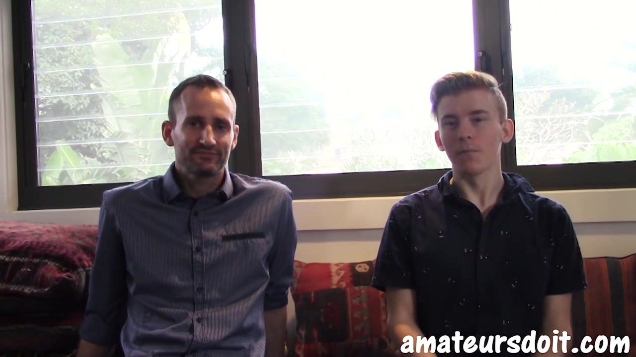 AmateursDoIt - Young Aussie twink fucked deep by thick Step daddy dick