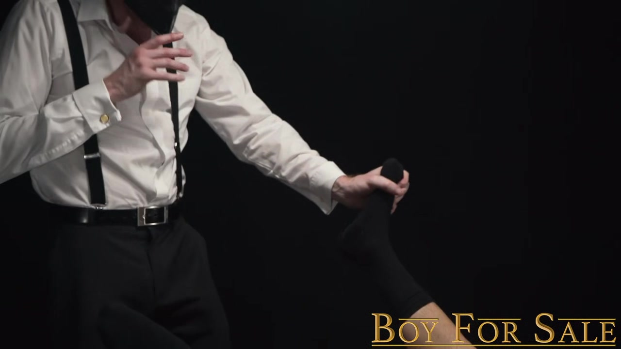 BoyForSale - little slave boy whimpers and leaks precum