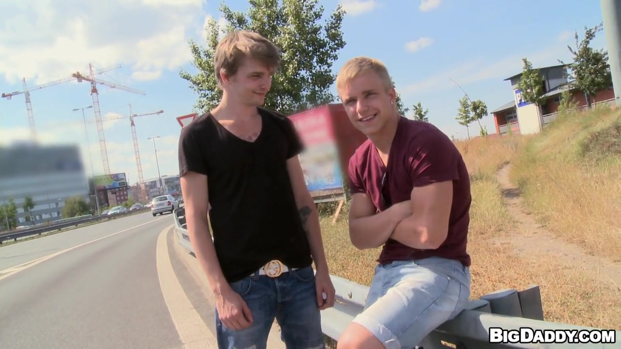 Hitchhiker Hunk Gets Buttfucked - GayWire