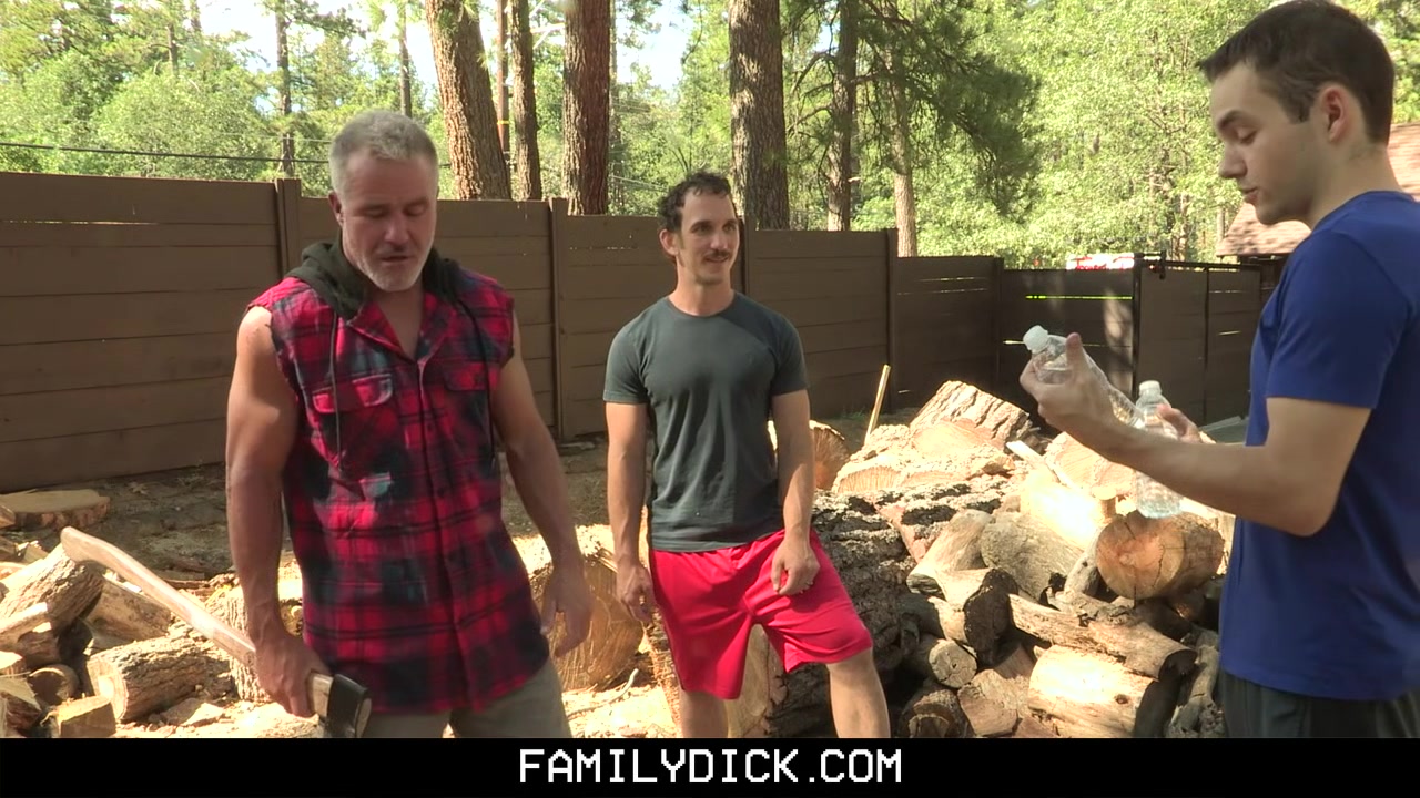 FamilyDick - Horny Twink Fucks His Muscular Stepgrandpa And Stepdad