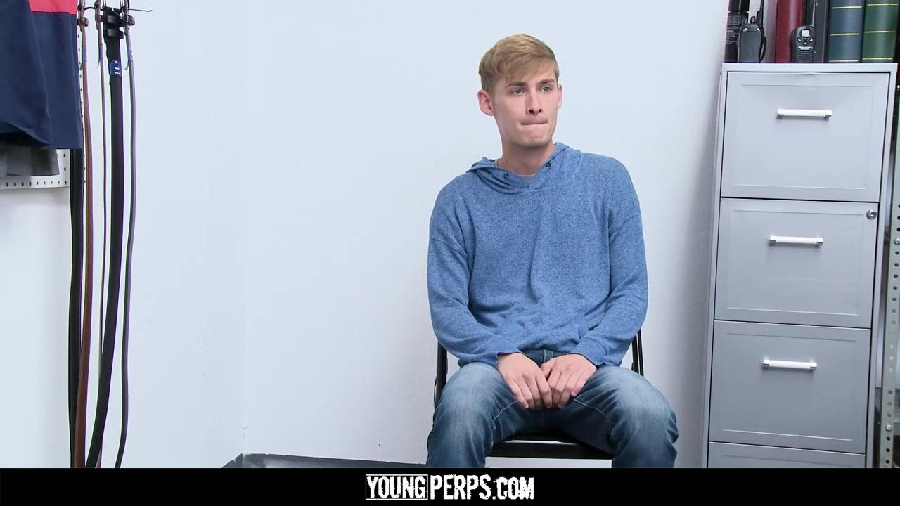 YoungPerps - Hot Black Security Officer Fucks A Cute Thief’s Tight Hole