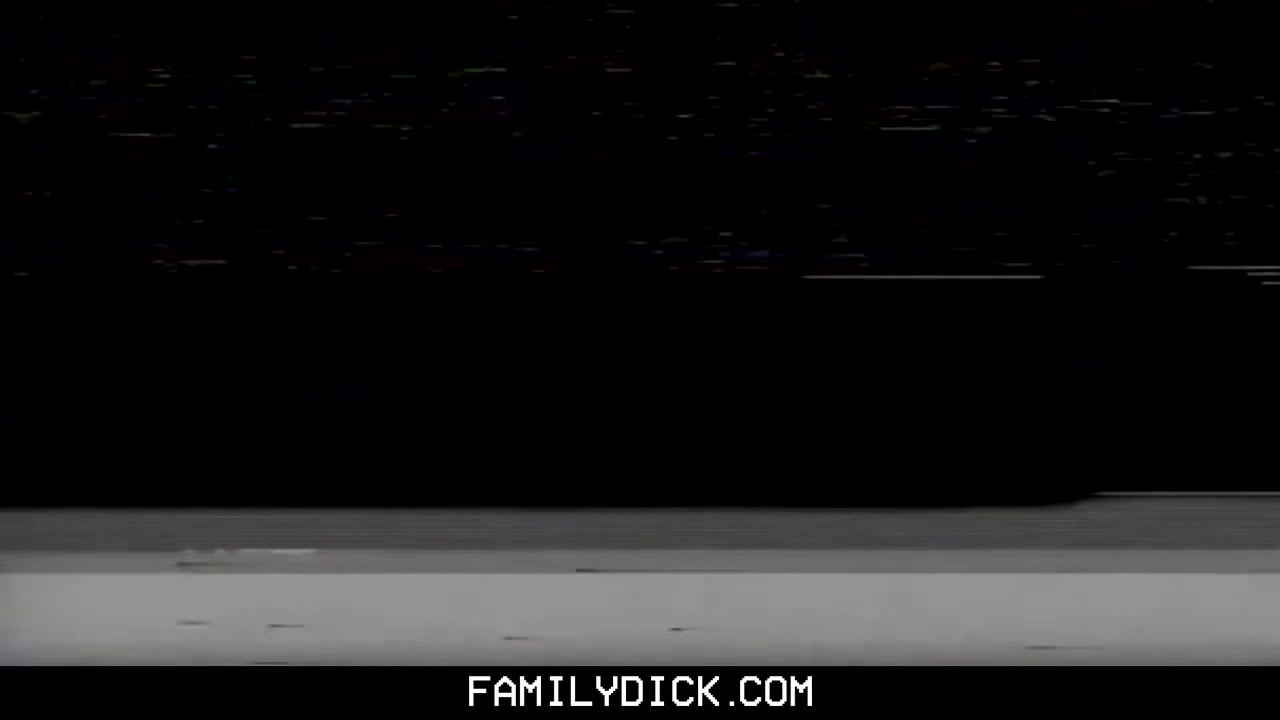 FamilyDick - Hairy Guy Fucks Both His Stepsons In A Hot Threesome