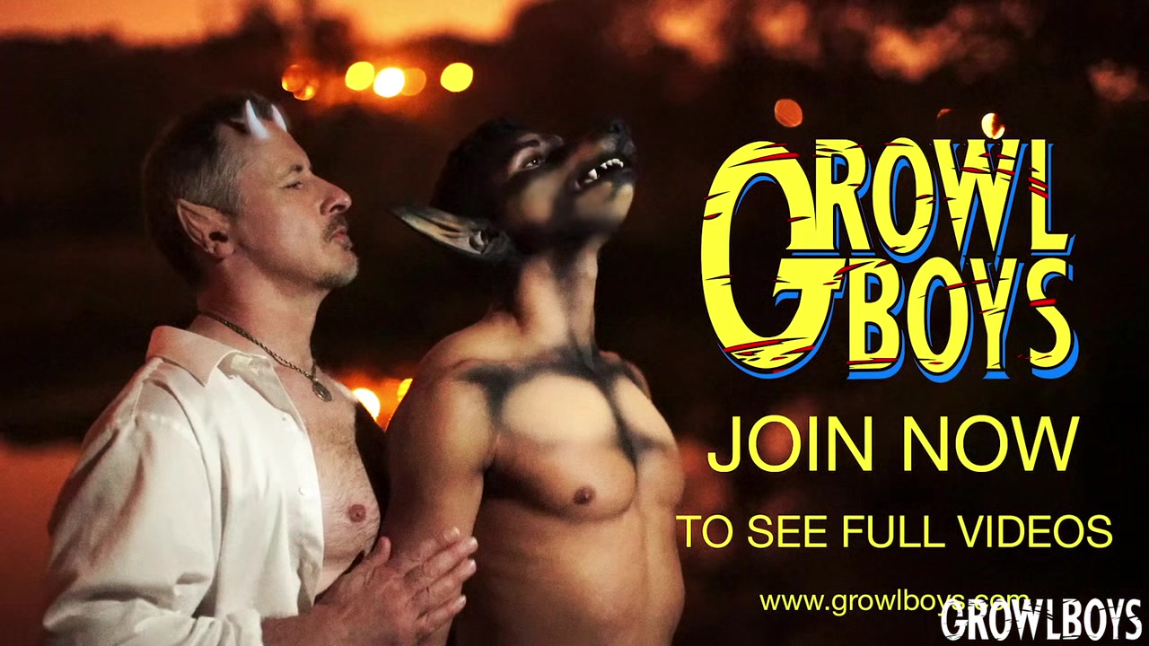 GrowlBoys - Big Dick Step daddy bareback fucks furry pup stud in new furry gay comic