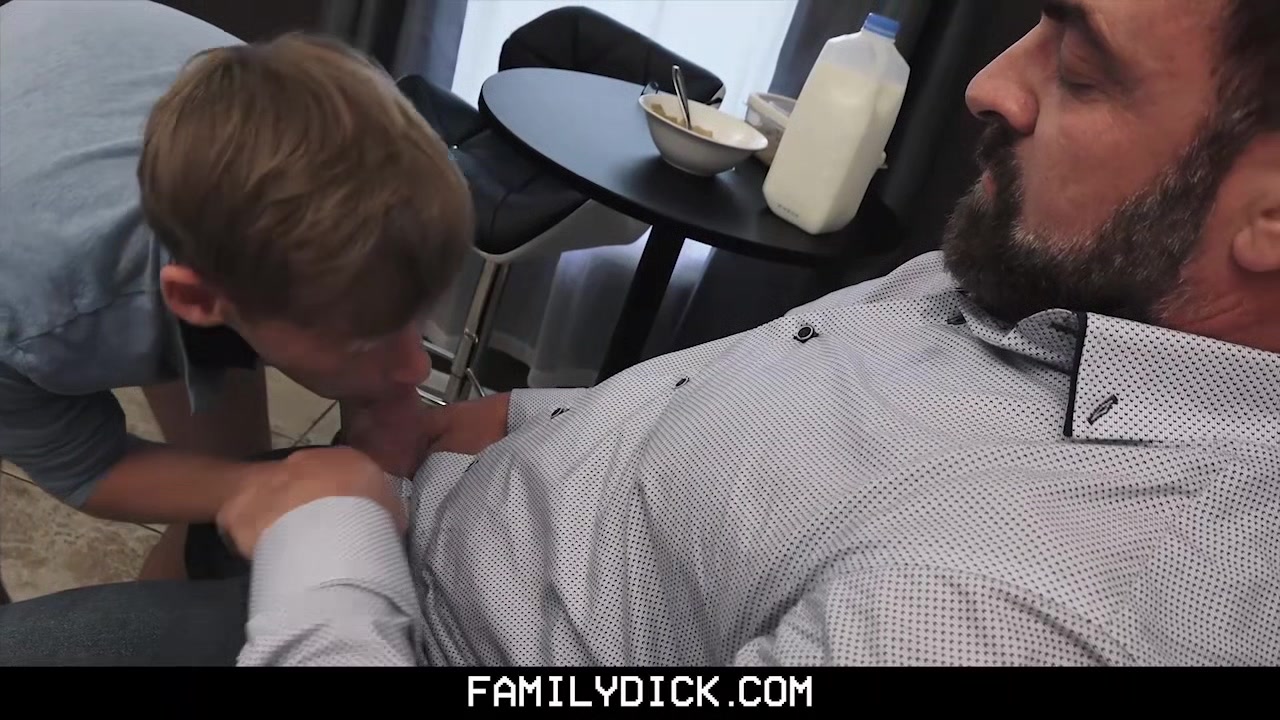 FamilyDick - Cute Twink Fucks His Stepdad To Make Him Feel Better