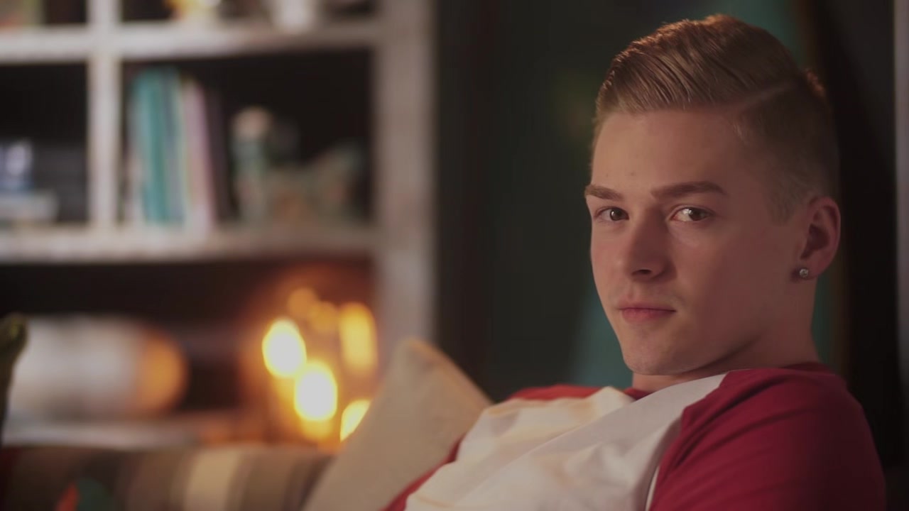 Helix boy Preston Hale plays with his dildo