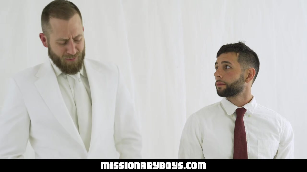 MissionaryBoyz - Bearded Priest Fucks A Rebellious Missionary’s Tight Ass