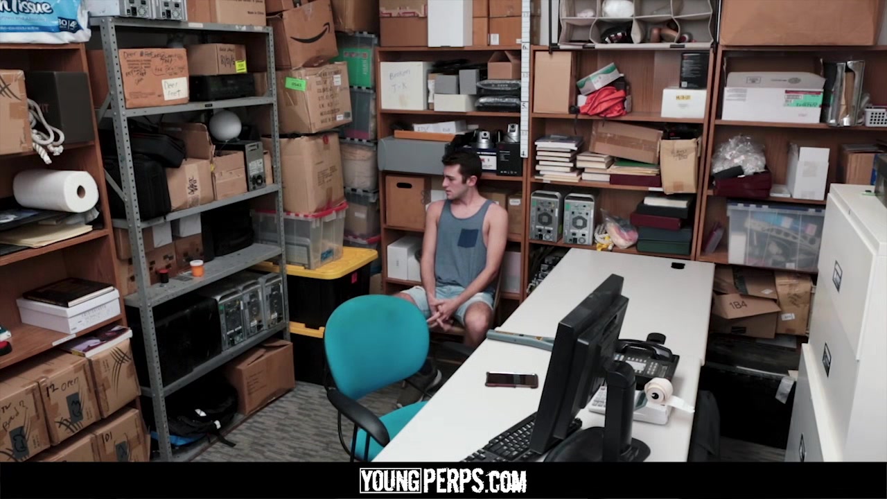 YoungPerps - Handsome Boy Fucked By A Pervy Loss Prevention Officer