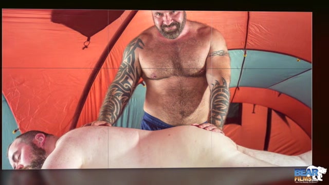 Marc Angelo and Trevor Fentiman - Handjob - BearFilms