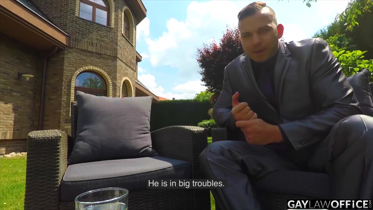 GAYLAWOFFICE Delinquent Twink Jamie Horn Spitroasted Bare