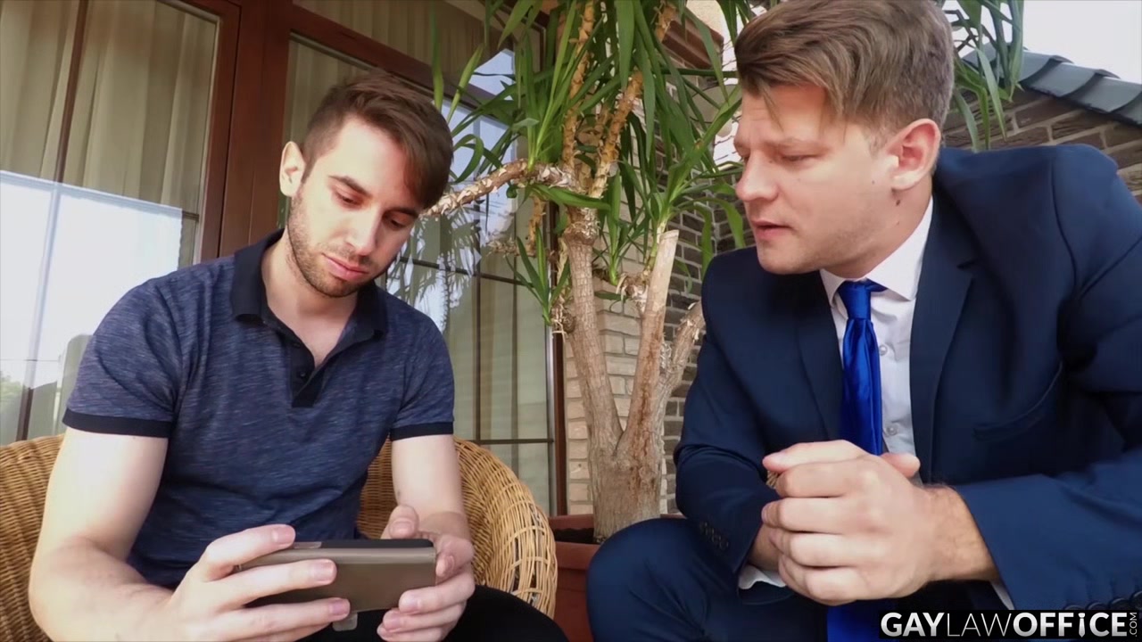 GAYLAWOFFICE Tricked Rhys Cory Pays Lawyer With Virgin Ass