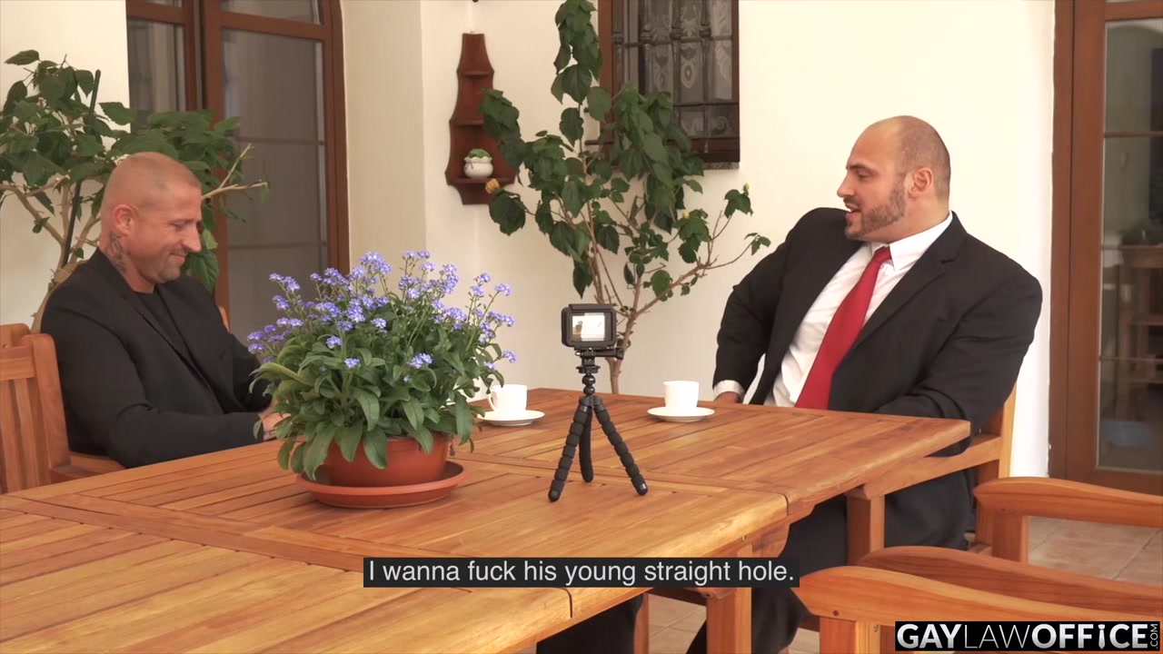GAYLAWOFFICE Twink Tyler Vonas Defended With Raw Lawyer Cock