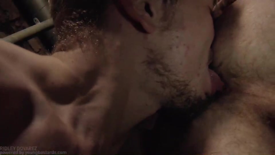Back room cock sucking turns into wild fuck session - YoungBastards
