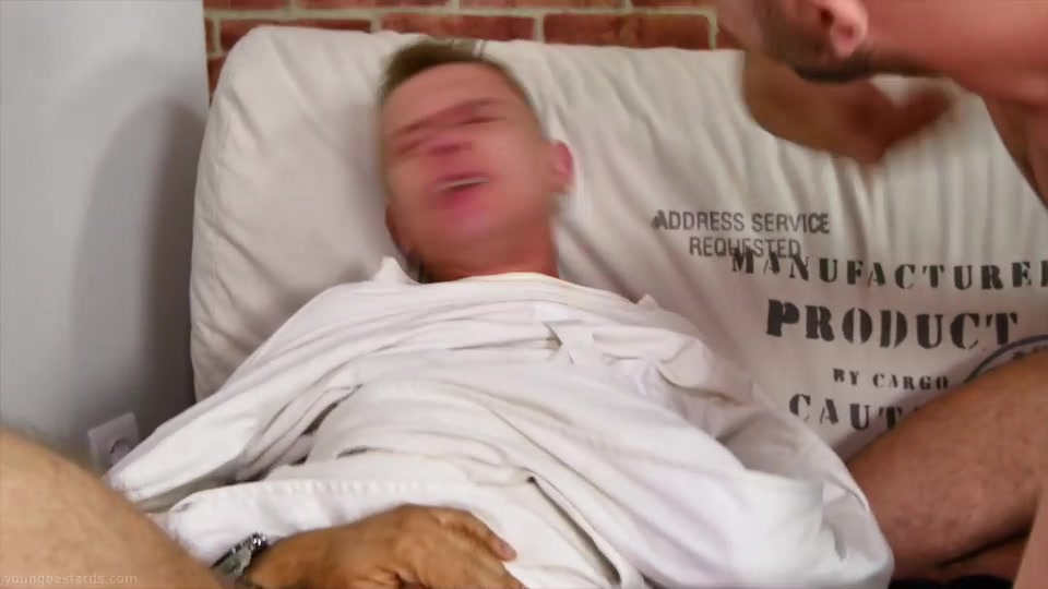XL straightjacket bareback pounding for a captured cock slave - YoungBastards