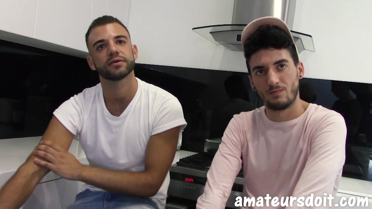 AmateursDoIt - Monster cock stud fucks hairy jock in kitchen before cumshot