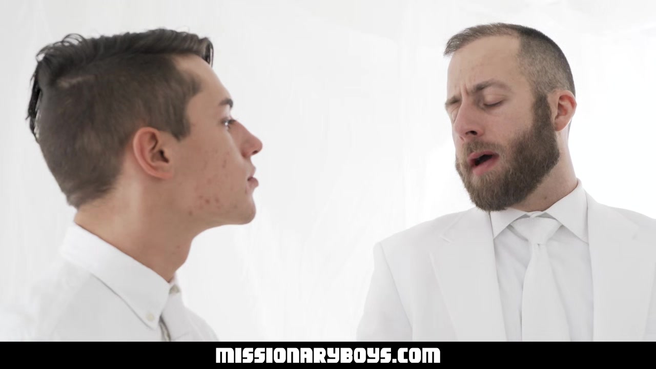 MormonBoyz - Handsome Missionary Boy Cums In A Priest’s Mouth