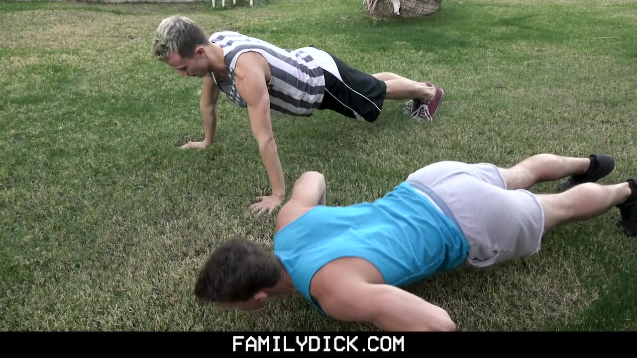 FamilyDick - Younger Stepbrother Gets His Asshole Reamed By Muscular Older Bro