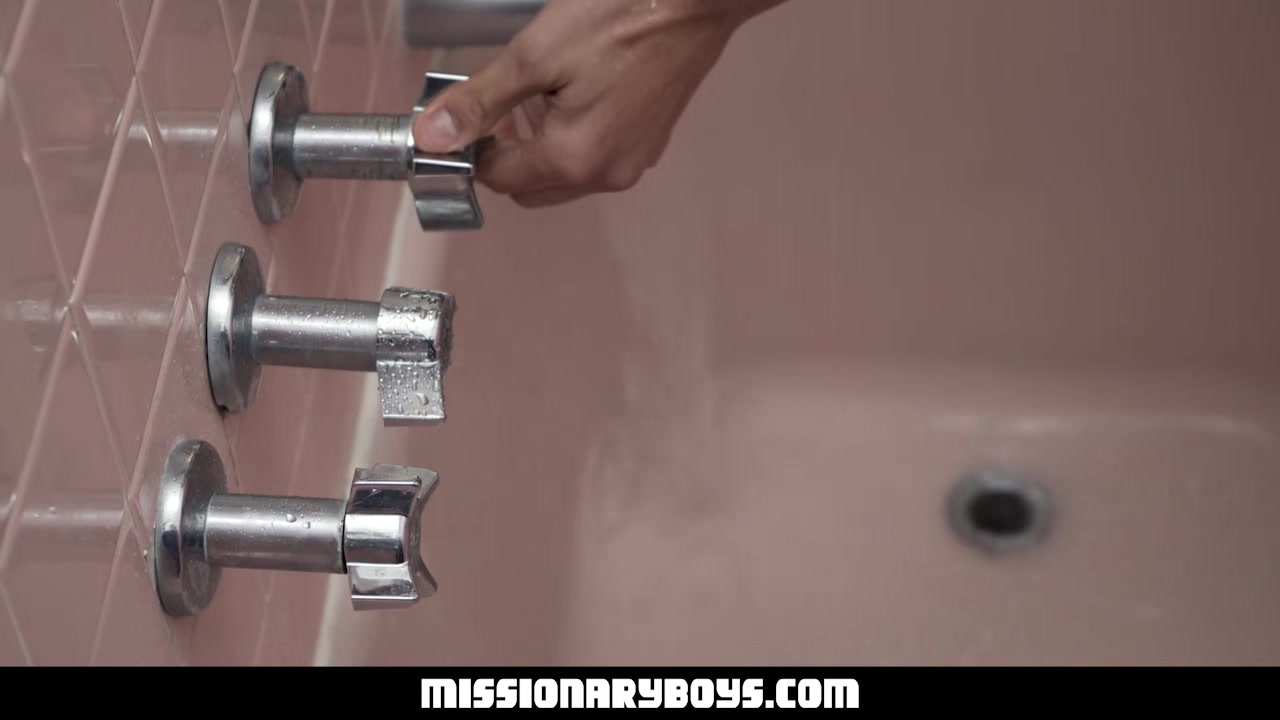 MormonBoyz - Hung Missionary Stud Gets Fucked In The Shower By Another Boy