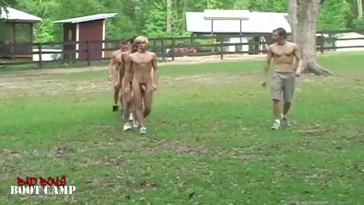 BadBoysBootCamp - Young jock fucks young muscle stud outdoors