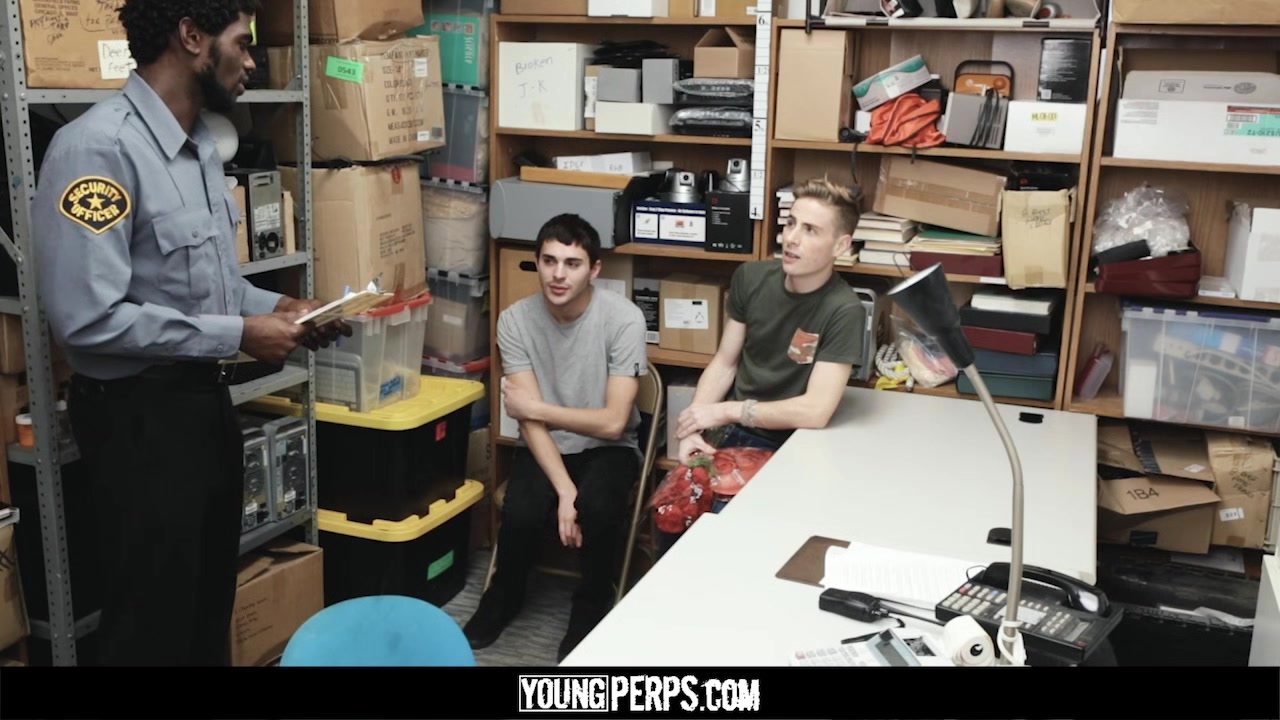 YoungPerps - Hung Security Guard Sticks His Big Black Cock Inside Two Young Perps