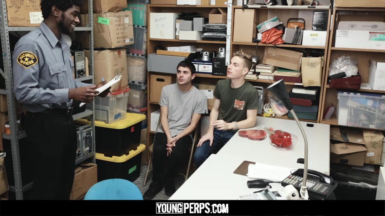 YoungPerps - Hung Security Guard Sticks His Big Black Cock Inside Two Young Perps