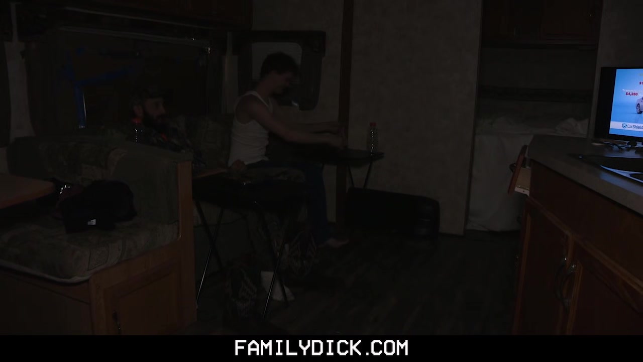 FamilyDick - I Sucked My Trash StepDaddy's Dick In The Dark