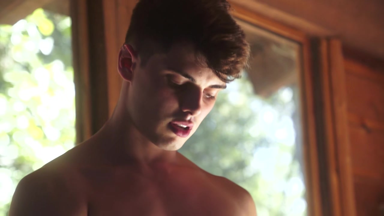 Helix twink Joey Mills tops Ben Masters RAW while camping in the woods