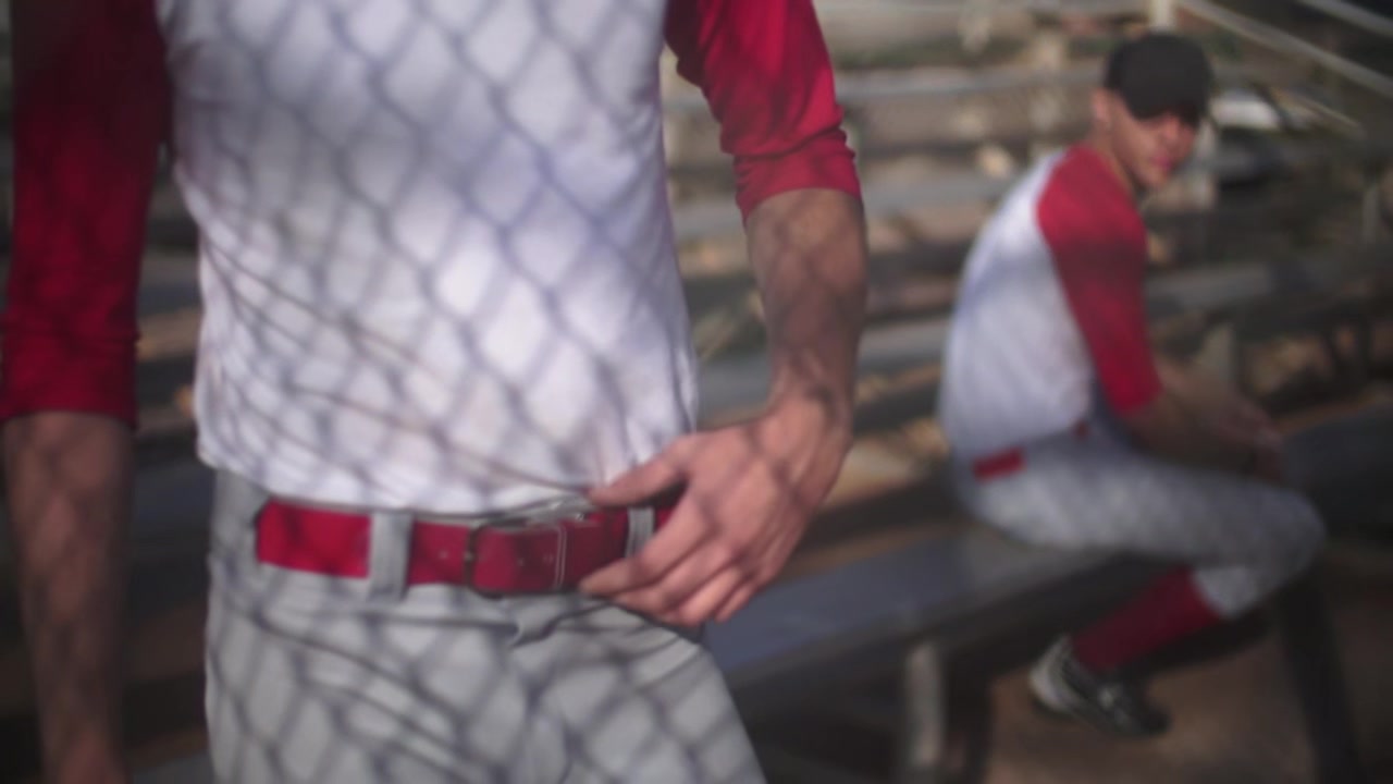 Helix twink Cameron Parks takes hung teammate bareback after baseball practice