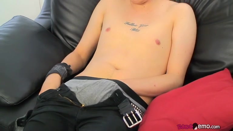 Straight Emo Nick Blasts Out Some Hot Goo! - Nick St James