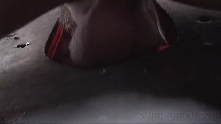 3 guys swallowing cum - CumPigMen