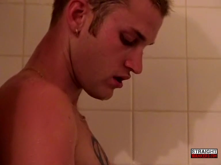 Max Strokes His Big Pierced American Cock - Max