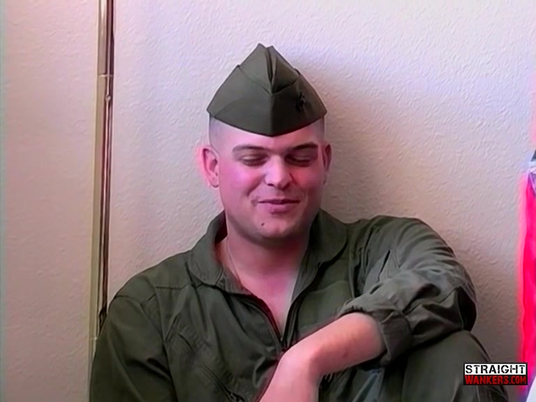 Marine Steve Strokes His Hard Dick - Steve Atkinson