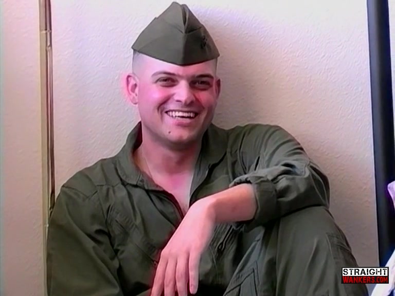 Marine Steve Strokes His Hard Dick - Steve Atkinson